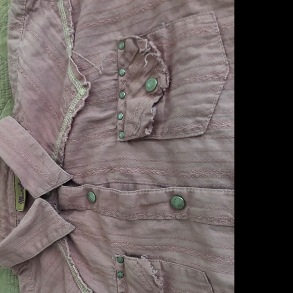 Wrangler Western Snap Button Down Shirt - Picture 5 of 10